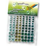 Samolepicí kamínky - odstíny zelené (80 ks) – Hledejceny.cz