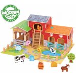 Woopie GREEN Mega postavičky hospodářských zvířat Stáj pro slepice 18 ks – Zboží Živě