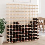 vidaXL Stojan na víno na 120 lahví masivní borové dřevo – Zboží Dáma