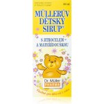 Müllerův dětský sirup s jitrocelem a mateřídouškou 245 ml – Hledejceny.cz