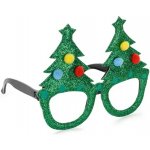 PartyDeco Brýle vánoční stromky – Zboží Mobilmania