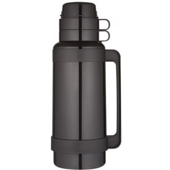 Thermos skleněná termoska se dvěma šálky 1,8 l černá