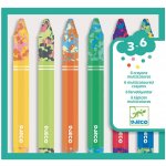 DJECO Duhové voskovky 6 ks – Zboží Mobilmania