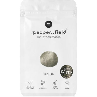 Pepper Field Kampotský Pepř bílý 20 g