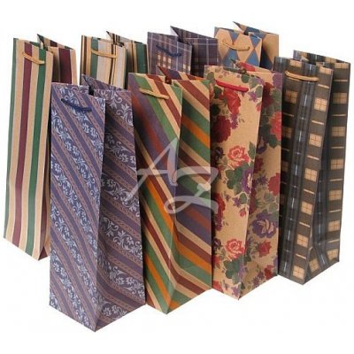 IMP dárková taška na láhev 100x330x90mm B CRAFT – Zboží Živě