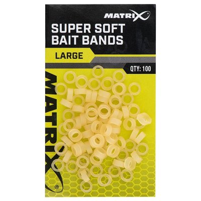 Matrix Gumičky Na Nástrahy Super Soft Bait Bands 100 ks Large – Zboží Dáma