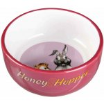 Keramická miska Honey-Hopper pro morče králíka 250 ml /11 cm Červená – Hledejceny.cz