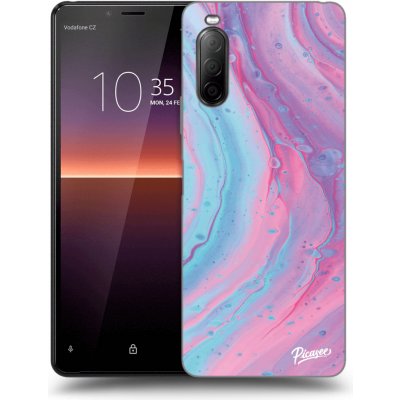 Pouzdro Picasee silikonové Sony Xperia 10 II - růžové liquid černé – Zbozi.Blesk.cz