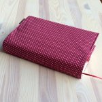 Obal na knihu Puntíky na bordó UNI-M1098 – Zboží Dáma