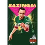 Plakát The Big Bang Theory Sheldon Cooper Bazinga – Zboží Dáma