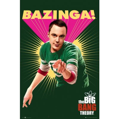 Plakát The Big Bang Theory Sheldon Cooper Bazinga – Zboží Dáma