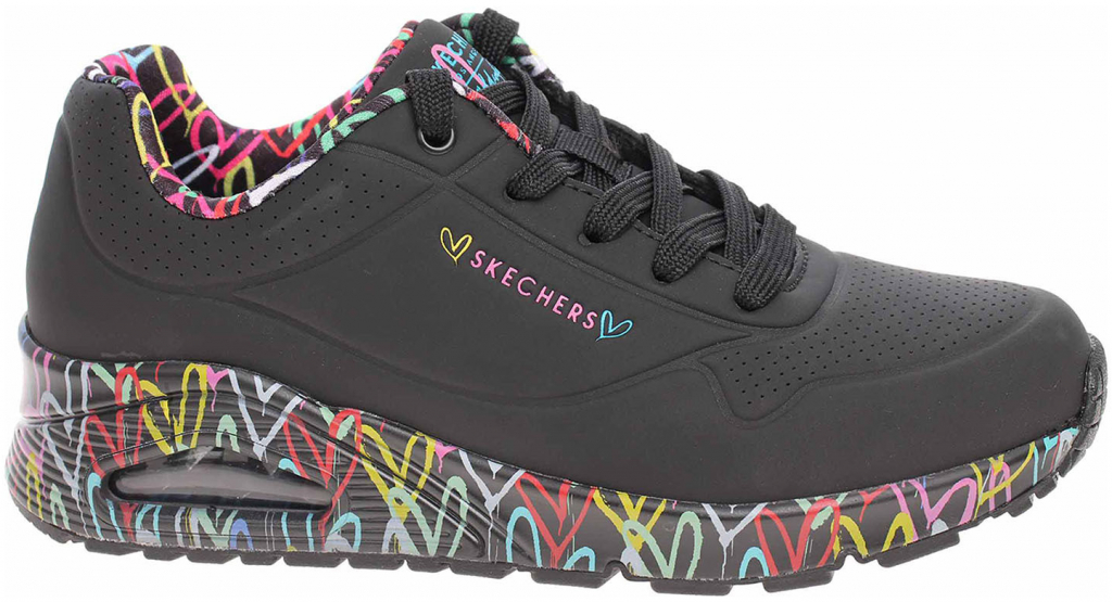 Skechers tenisky Uno Loving Love černá