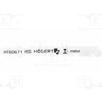 Högert Technik HT6D671 Pilový list 76mm 12zubů/palec 5ks