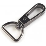 Kovová karabina průvlek 20mm - 1ks Barva: antracitová – Sleviste.cz