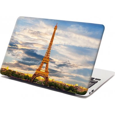 Sablio Samolepka na notebook Eiffel Tower 3 - 38x26 cm – Zboží Mobilmania