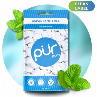 Pür žvýkačky s xylitolem Peppermint 55 ks – Zboží Dáma