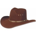 Stars and Stripes Westernový hnědý klobouk Kansas – Zboží Dáma
