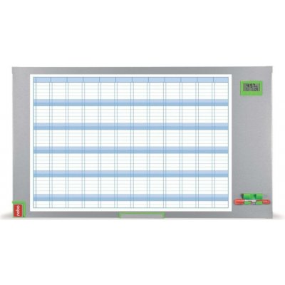 Nobo Tabule magnetická Performance Plus, 1178 x 725 mm plánovací, roční – Hledejceny.cz