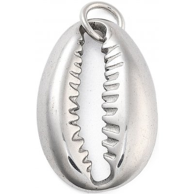 Přívěsek mušle z chirurgické oceli větší TC 661-1 – Zboží Mobilmania