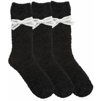 Taubert SMOOTH luxusní dárkově balené žinilkové jednobarevné ponožky černá