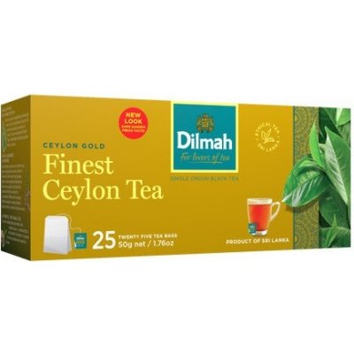 Dilmah Finest Ceylon Tea čaj 25 ks 50 g – Zbozi.Blesk.cz