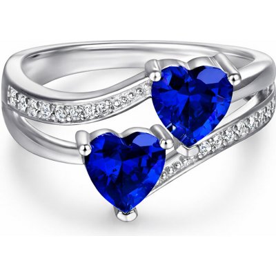 Mabell Dámský stříbrný prsten BERENIKA CZ221MSR000024 BLUE 5C45 – Hledejceny.cz