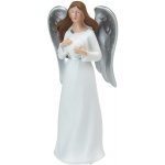 ARÔME HOME Anděl 16 cm se srdcem a stříbrnými křídly – Hledejceny.cz