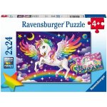 RAVENSBURGER Jednorožec a Pegas 2x24 dílků – Hledejceny.cz