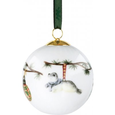 KÄHLER Porcelánová vánoční baňka Hammershøi Christmas 2026, bílá barva, porcelán – Hledejceny.cz