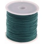 Nylonová šňůrka tmavě zelená, 1 mm, cívka (90 m) – Zboží Dáma