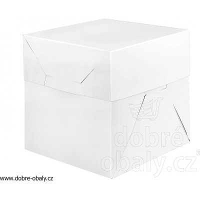Krabice na patrové dorty 30 x 30 x 30 cm – Zbozi.Blesk.cz