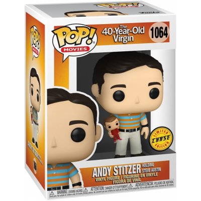 Funko Pop! 40 Y.O. Virgin Andy holding Oscar Chase – Zboží Mobilmania