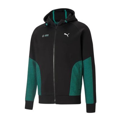 Puma Mercedes-AMG Petronas F1 Hooded Sweat Jacket černá – Zboží Mobilmania