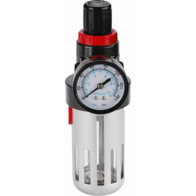 EXTOL PREMIUM regulátor tlaku s olejovým filtrem a manometrem 8865104