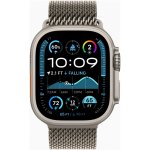 Apple Watch Ultra 2 49mm přírodní titan s přírodním titanovým milánským tahem M MX5R3CS/A – Zboží Živě