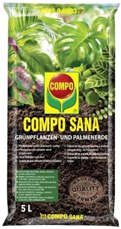 Compo Sana Substrát pro zelené rostliny a palmy 5 l
