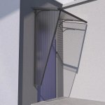 Covernit boční stěna T-160 pravá antracit / čirá – Sleviste.cz