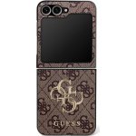Guess PU 4G Metal Logo Samsung Galaxy Z Flip 7 Brown 143209 – Zboží Živě