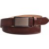 Pásek Penny belts pánský kožený opasek s automatickou přezkou 35-020-A2-40 hnědý