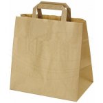 Papírové tašky 32x21x33 cm hnědé ploché ucho [50 ks] 47434 – Hledejceny.cz