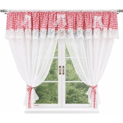 Fliying Dekorační sada záclon Lisetta na pásce 300x150 cm – Zboží Dáma