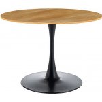 Textilomanie Kulatý jídelní stůl AMADEO II 90 x 90 cm dekor dub – Zbozi.Blesk.cz