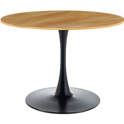 Textilomanie Kulatý jídelní stůl AMADEO II 90 x 90 cm dekor dub – Zbozi.Blesk.cz