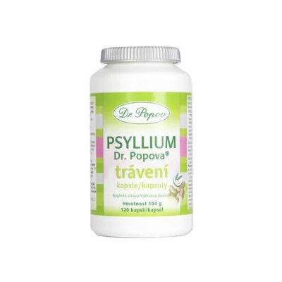 Dr. Popov Psyllium trávení 120 kapslí – Hledejceny.cz