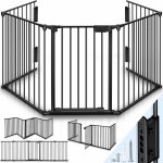 KIDUKU® Bezpečnostní brána 540 cm černá