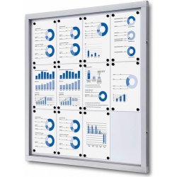Jansen Display Informační vitrína SCO 12 x A4