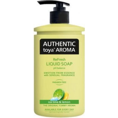 Authentic Toya Aroma Ice Lime & Lemon tekuté mýdlo 2 x 400 ml dávkovač – Zbozi.Blesk.cz