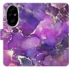 Pouzdro a kryt na mobilní telefon Honor iSaprio - Purple Marble - Honor 200 Pro