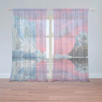 Záclony Ledovec: 2 ks - 150x250 cm - Sablio – Hledejceny.cz