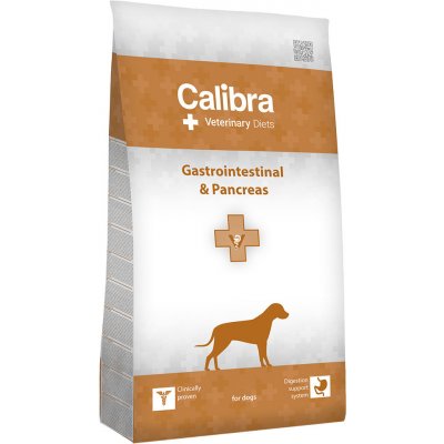 Calibra Veterinary Diet Dog Gastrointestinal & Pancreas s lososem 2 x 12 kg – Zbozi.Blesk.cz
